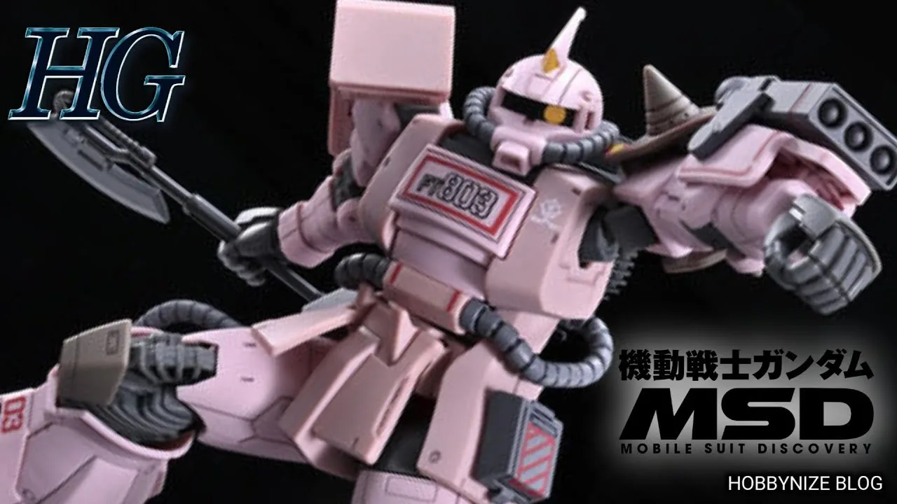 HG 1/144 Zaku Desert Type (Pink Panther Corps) – Model Kit Eksklusif dari P-Bandai